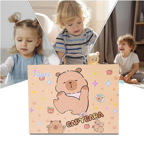 Kit de dessin multi-techniques avec crayons à l'huile et marqueurs fluides
