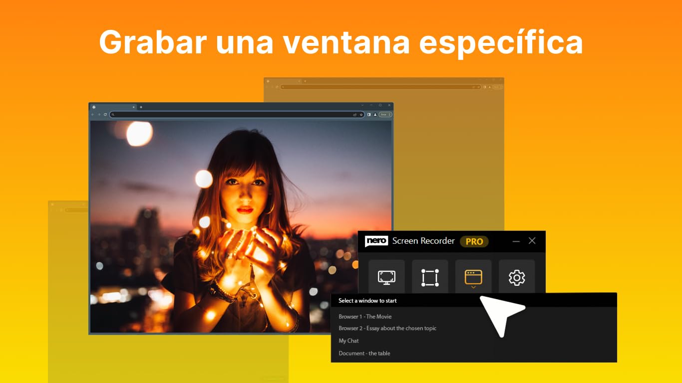 Nero Screen Recorder PRO 365 | Grabación de pantalla en PC | 4K | Grabar vídeo, audio, webcam | Crear tutoriales, Gameplays | Licencia anual | 1 PC | Windows 11 / 10