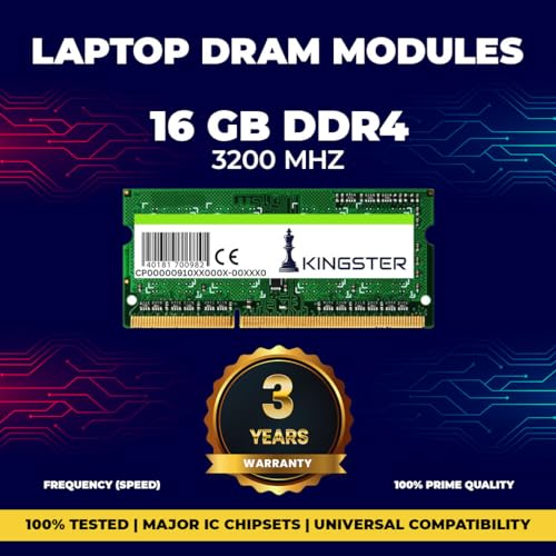 Image of 16GB DDR4 1600MHz Desktop RAM (Memory) U-DIMM | Long-DIMM | DT PC3-1600 Single Channel Memory