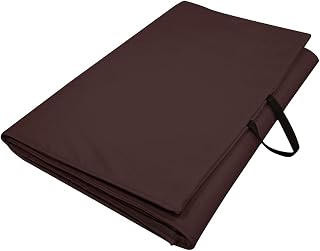 Premium 10MM PVC Leather Yoga Mat | Extra Thick Yoga Mat for Exercise, Fitness & Meditation with Carrying Strap for Men & Women