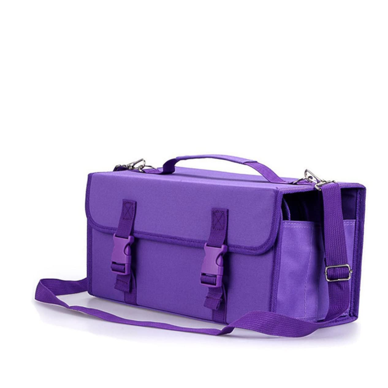 NUOBESTY 120 Estuche Bolsa De Almacenamiento De Pluma Caja De Almacenamiento De Bolígrafos Caja De Lápices De Arte Caja De Lápices De Papelería Púrpura Bolsa Con Cierre Lápiz