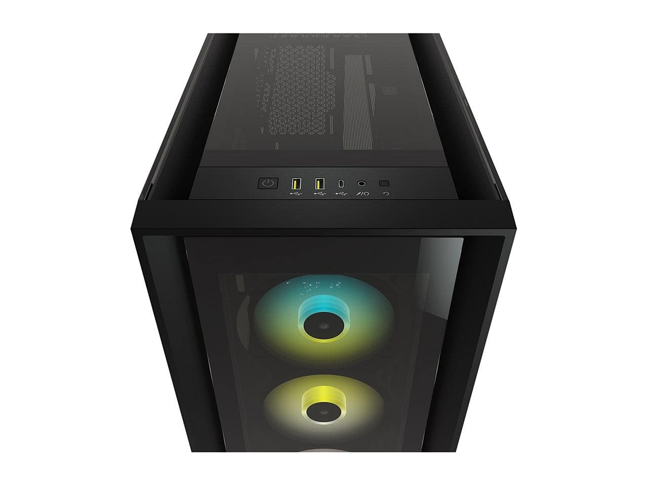 Amazon.com: CORSAIR iCUE 5000X RGB Tempered Glass Mid-Tower ATX PC
