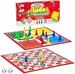 Ankit Toys & Games Ludo and Snake & Ladders Junior (Saap Seedhi) Board Game Set for 6+ Years Kids & Adults | Indoor Ludo Board Game | Travel Strategy Game