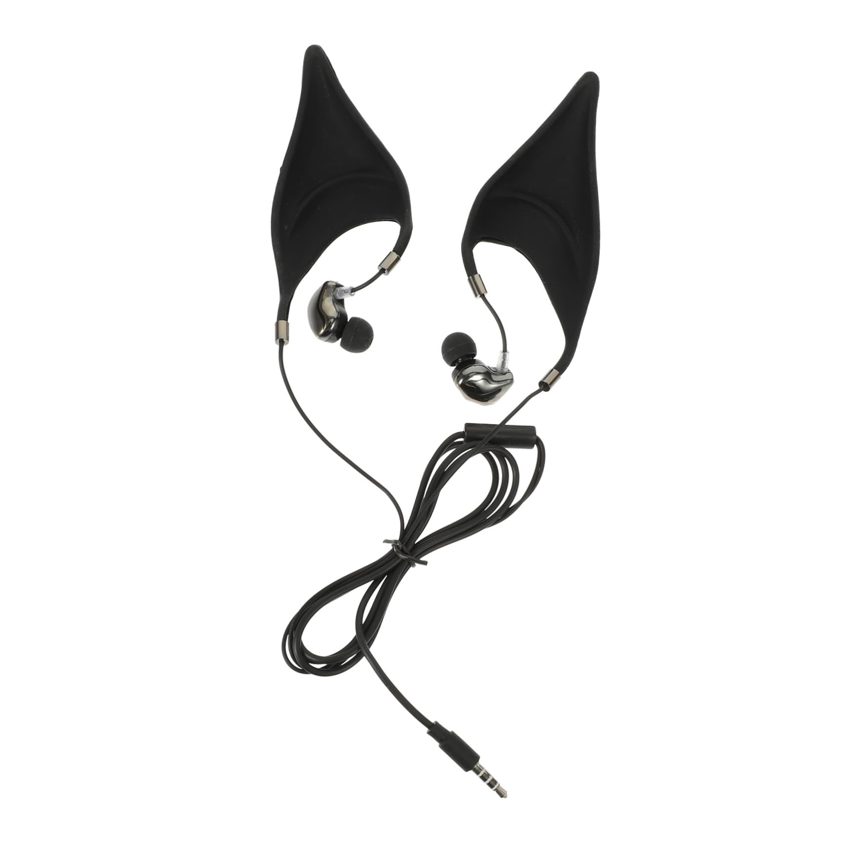 Elves Ear Headphones with Microphone in-Ear Earbuds for Gaming and Music Lightweight Design Compatible with Computer and Phone