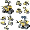 Sillbird Bundle - 2 Items Robot Building Kit with Remote Control Gifts for Kids Boys Ages 8-13, Coding Christmas STEM Robotic Technic Racer Car Toys for Birthday