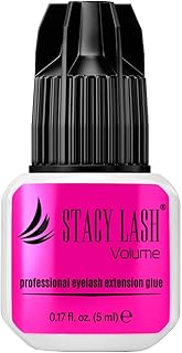 CLASSIC and VOLUME Eyelash Extension Glue Stacy Lash 5 ml/Professional Strong Black Adhesive/Drying time 3 Seconds/Retenti...