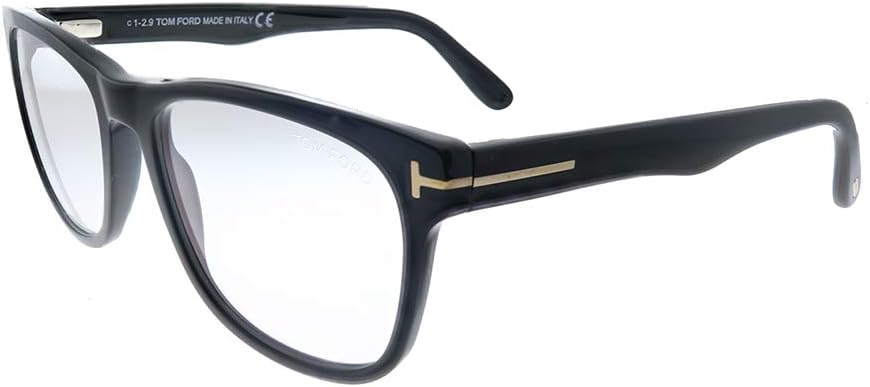 Tom Ford Eyeglasses FT 5662 -B 001 Shiny Black/Blue Block Lenses