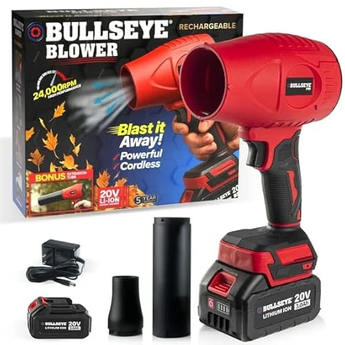 Bullseye Blower Cordless Leaf & Garage Air Cleaner