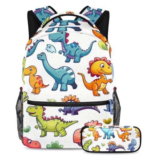 Sac à dos dinosaure avec trousse cadeau idéal pour étudiant