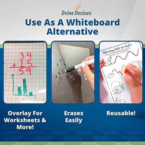 (20 Pack) Pet Plexiglass Sheets - 8''X10”X0.04'' -Thick Flexible Plastic Sheet For Diy, Crafting Projects, Picture Frames, And Cricuit Cutting- Acrylic Sheets With Two-Sided Protective Films #TOP6