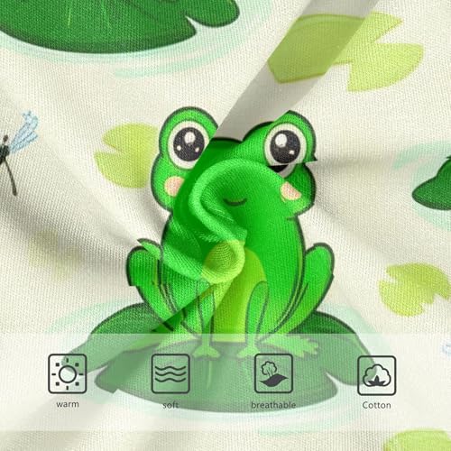 Green Frogs Cute Panties Little Girl Toddler Girls Underwear Cotton Durable Kids Undies Briefs 2t3