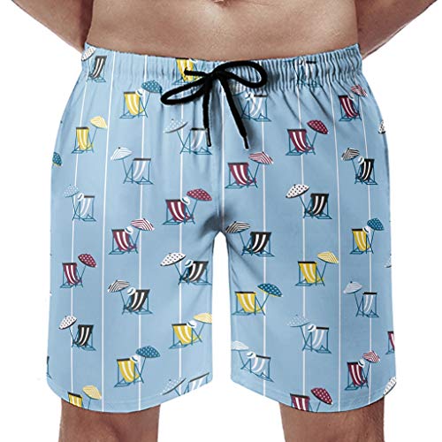 Ktewqmp Zomer zwembroek kokosnootboom mannen zwembroek zwembroek met zakken comfortabel - Image 5