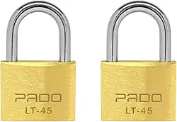 Kit 2 Cadeados Pado 45mm Para Portão Mesma Chave