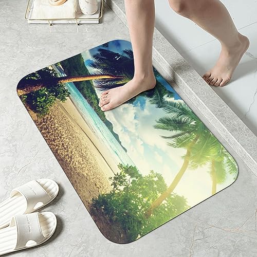 Tapis de bain douche antidérapant absorbant pour sol de salle de bain - 4