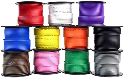 14 Gauge 11 Rolls 100 Feet Primary Power Ground Wire All Purpose Remote Cable