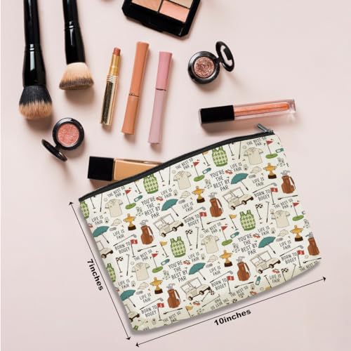 Golf Gifts Cosmetic Bag Funny Golf Gift Golfing Gifts Makeup Travel Bag for Women Friends Sport Team Golf Lovers Coworker Golfer Boss Coach Female Birthday Christmas Retirement Golf Accessories2