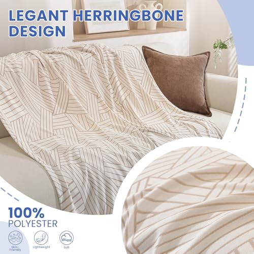 Housse de canapé grande taille 200x340 cm lavable et résistante beige brun