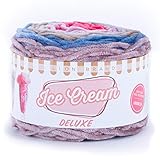 Lion Brand Yarn Ice Cream Deluxe yarn, DEL MAR