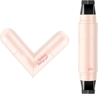 Rotating Eyeliner Stamp Pen, Dual-Ended Winged Liquid Eyeliner & Cat Eye Stamp Tool, Waterproof Smudge-Resistant Matte Black Eye Makeup Applicator for Beginners, Women, Party & Daily Use