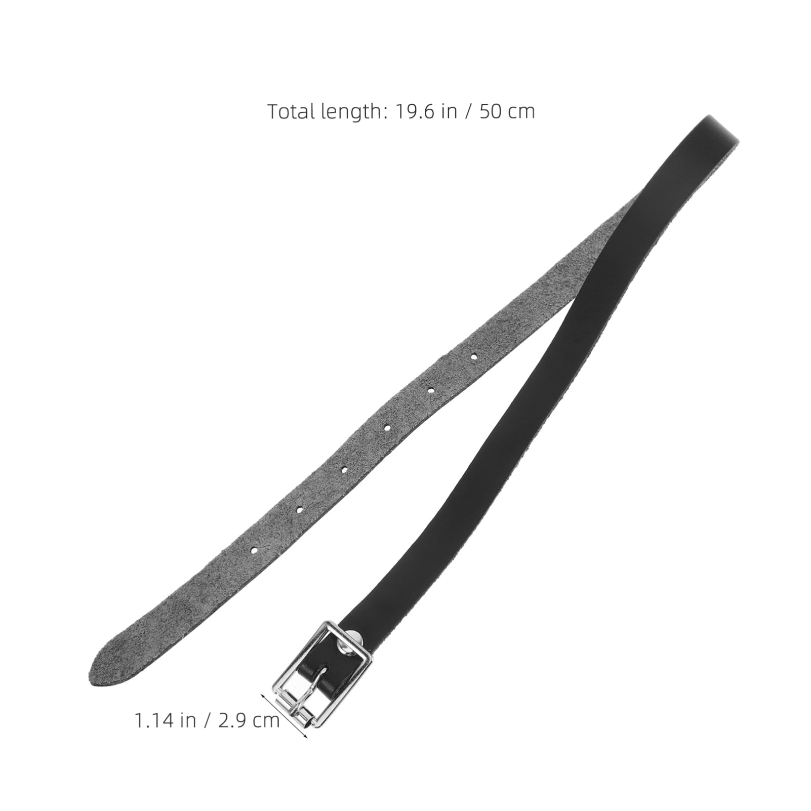 Abaodam English Straps Pu Coated Stainless Steel Boys and Girls Mens for Boots Decorative Boot