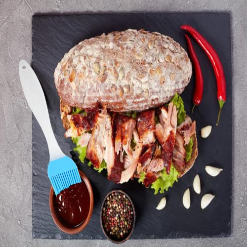 Silikon Backpinsel, Hitzebeständigem Silikon Grillpinsel, Küche Pastry Brush, Wiederverwendbar SoßEnpinsel, GebäCkbüRste, für BBQ Marinaden Kochen Backen