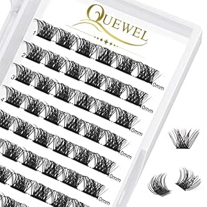 QUEWEL Mega D Curl Einzelne Wimpern 10mm