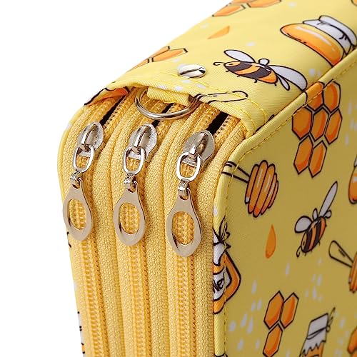 Image of 72 Slots Pencil Case Organizer w /Removal Handle Strap