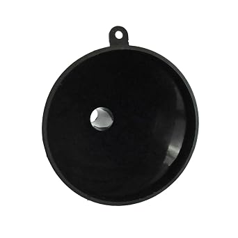 Simply FUN102 102MM (4IN) Funnel for Mess-Free Rapid pouring of Liquids and Finely Grounded Solids - Lightweight & Compact,Black