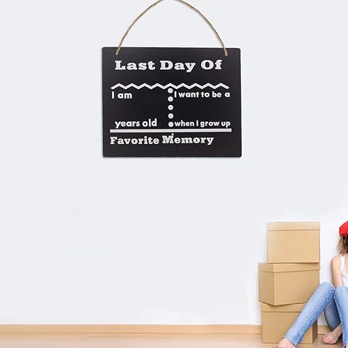 Miniatura 3 de SALLILY - Cartel de pizarra de cartón para niños