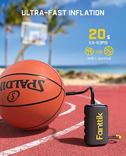 Fanttik T8 APEX Yellow 2000 Amp Jump Starter & X8 Nano Electric Ball Pump