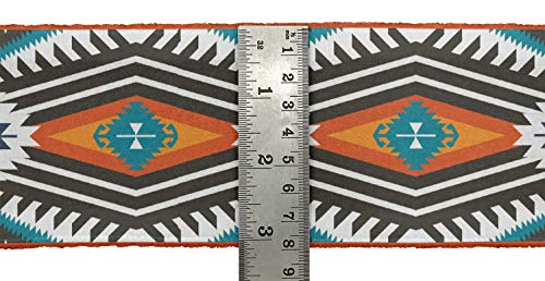Iba Indianbeautifulart White Aztec Kilim Ribbon Trim Tape Fabric Laces For Crafts Printed Dupion Trim By 9 Yard Sewing Accessories 2 Inches #TOP3