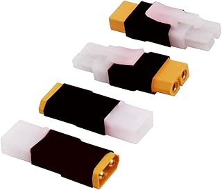 4pcs XT60 to Tamiya Male Female Connector Adapter for NiCd NiMH Dynamite Packs(2 Pair)