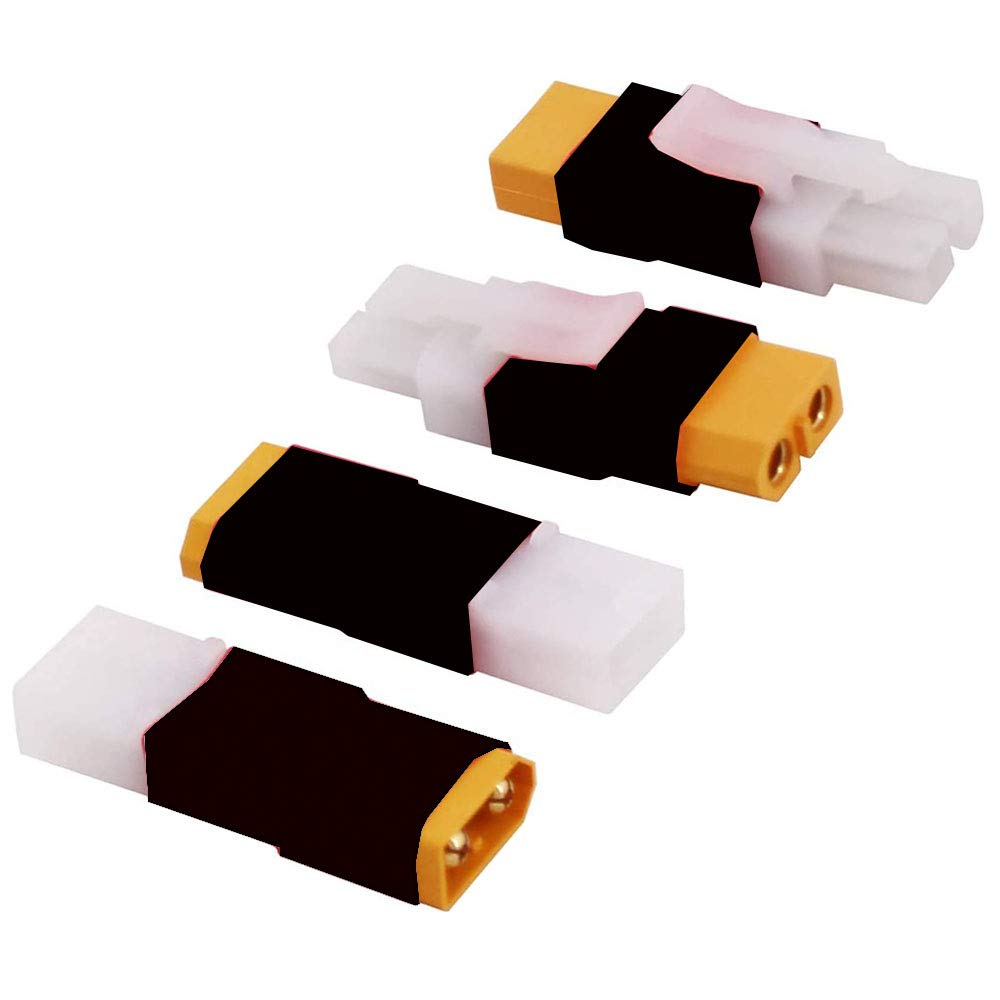 YLP4pcs XT60 to Tamiya Male Female Connector Adapter for NiCd NiMH Dynamite Packs(2 Pair)