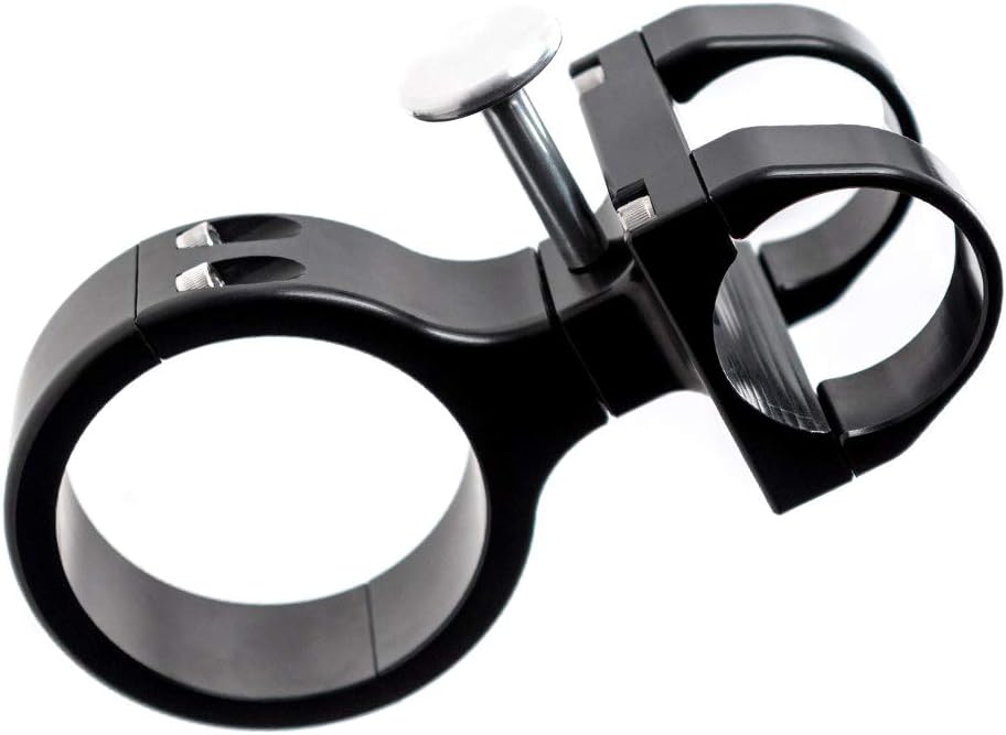 UTV INC Black 1.875" Can Am Maverick X3 Billet Aluminum Clamp On Quick Release Fire Extinguisher Mount Kit