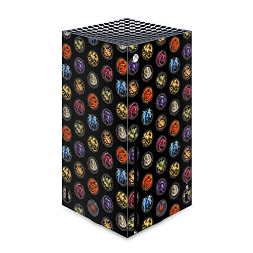 Éviter rayures Xbox Series X avec ce skin vinyle de jeu autocollant dragon