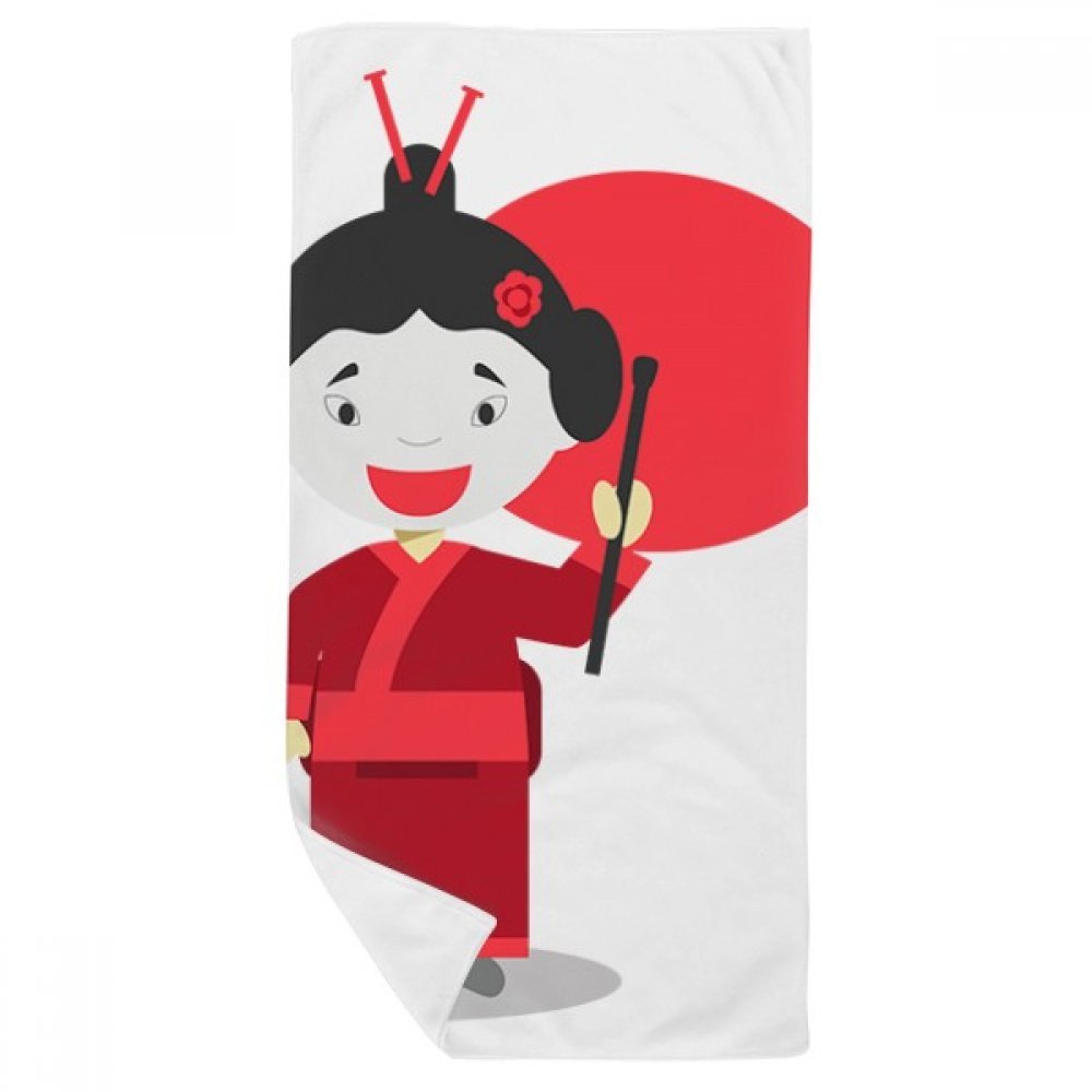 Serviette de bain douce pour peau sensible motif cartoon coloré