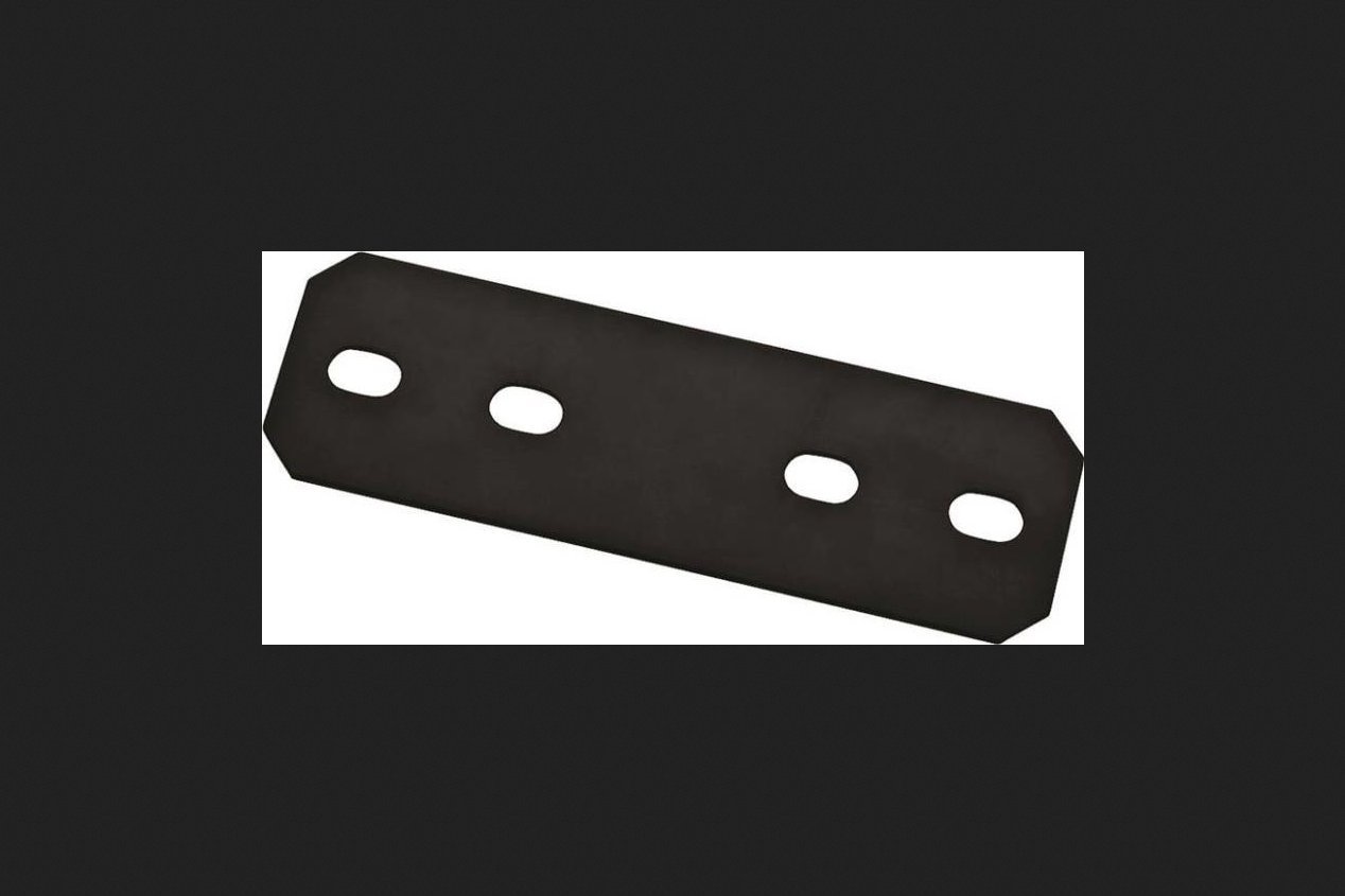 Wsporniki do płyt naprawczych, 9,5 x 3 x 1/8'' czarne
