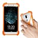 Produktbild Lankashi Orange Silikon Schutz Tasche Hülle Case Ring Halter Ständ Cover Handy Etui Handyhülle Handytasche Für Oukitel C10 C11 Pro C8 C5 Pro C4 U23 U19 U17 U22 U10 U11 U13 U16 U15s U20 Plus Universal