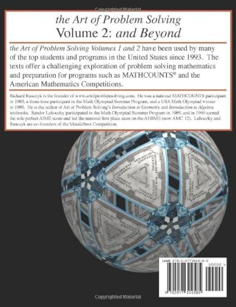 Art of Problem Solving: Volume 1: The Basics & Volume 2: and