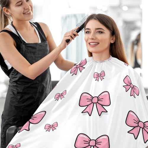 Capa profesional para corte de cabello impermeable MAOBLYR con cierre ajustable a presión para peluquería y estilismo miniatura 7