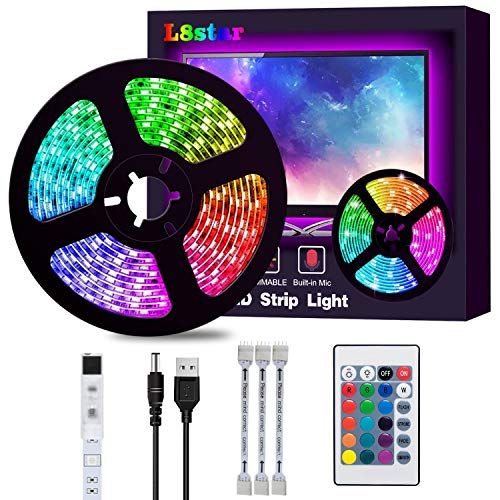 L8star LED-Streifen, 2 m, USB-TV-Hintergrundbeleuchtungsstreifen Cover