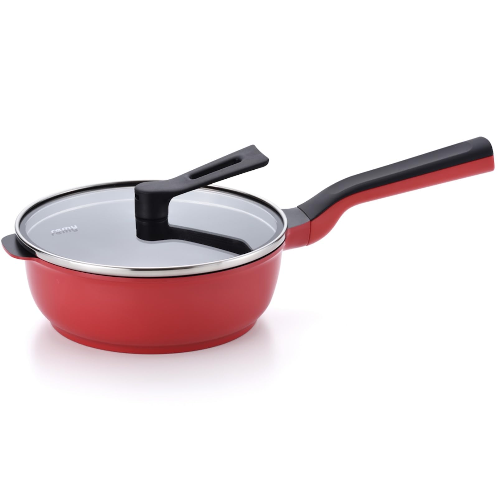 【新品未開封】【即購入可】レミパン　フライパン　レッド　平野レミ Amazon｜remy レミパン 20cm 【平野レミ 監修】 IH・ガス火対応 深型