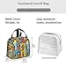 HOIVID Scooby Doo Lunch Box Reusable Stylish Simple Bento Bag Washable Lunchbox for Kids