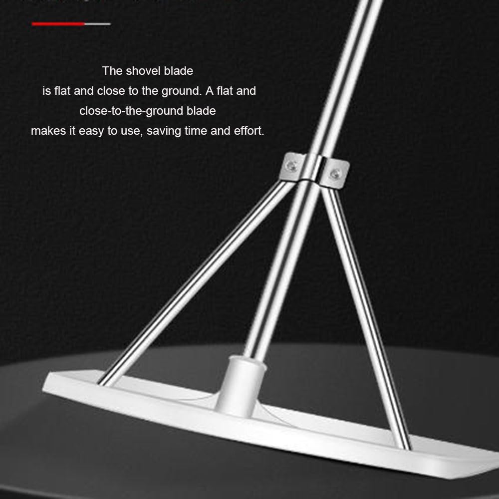 High Reach Telescopic Snow Scraper for Roof, Extendable Snow Roof Rake 2-6m, Wide Blade for Fast Snow Clearing, Reinforced Triangular Support, Heavy Duty Roof Snow Rake for Home