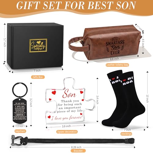 Unique Gifts for Son - Father's Day, Graduation, Birthday & Christmas Gifts for Men - Unique Gift Set from Mom & Dad2