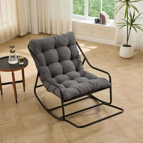 Fauteuil relax à bascule contre le mal de dos avec coussin épais - 2