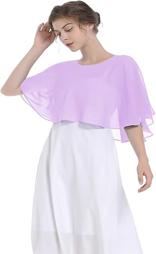 Miniatura 4 de Capelet nupcial de la boda de la gasa del cordón del encogimiento de chales y envolturas para el vestido de noche