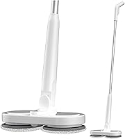 Vista 1 de Cordless Electric Spin Mop and Scrubber, Ultra Lightweight for Easy Floor Cleaning, Multi-Surface Dry & Wet Use Under Furniture, Ideal for Home
