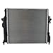TRQ Radiator Assembly Aluminum Core Plastic Tank Compatible with 2000-2008 Jaguar S-Type 2004-2009 Vanden Plas 2007-2009 XJ8 XJR 2009-2010 XF
