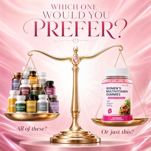 Vccvaa Sugar Free Multivitamin Gummies for Women